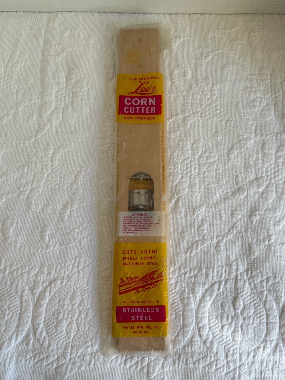 Lee Corn Cutter and Creamer - Natural Wood
